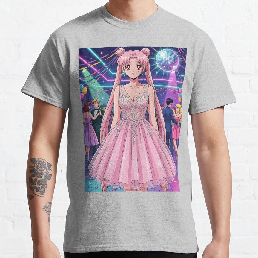 Chibiusa 80S Prom T-Shirt - Image 3