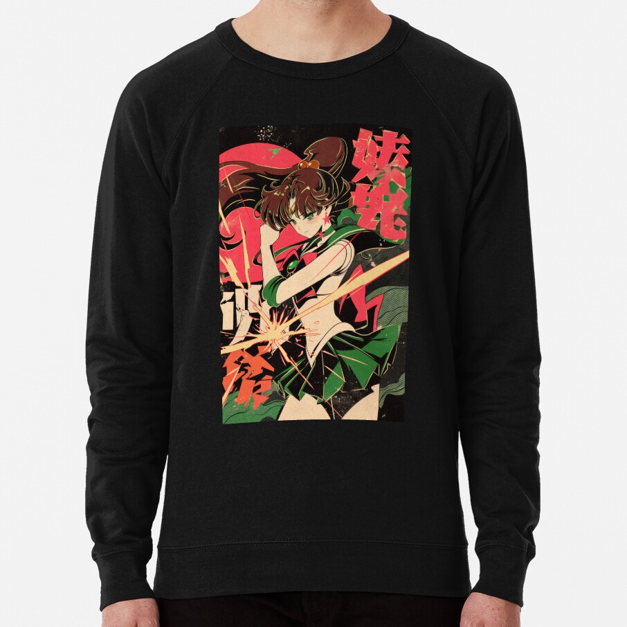 Sailor Jupiter Battle Pose Sweatshirt - Image 3