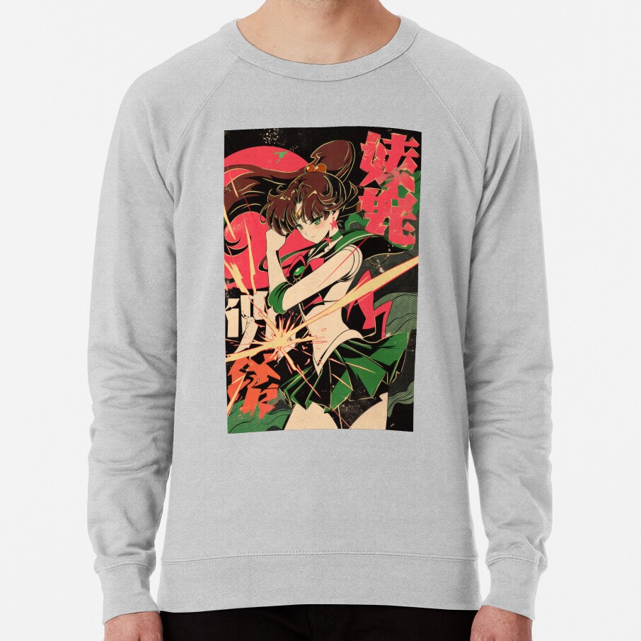 Sailor Jupiter Battle Pose Sweatshirt - Image 4