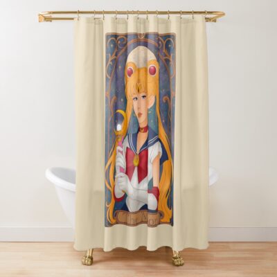 Sailor Moon Tarot Usagi Tsukino Shower Curtain